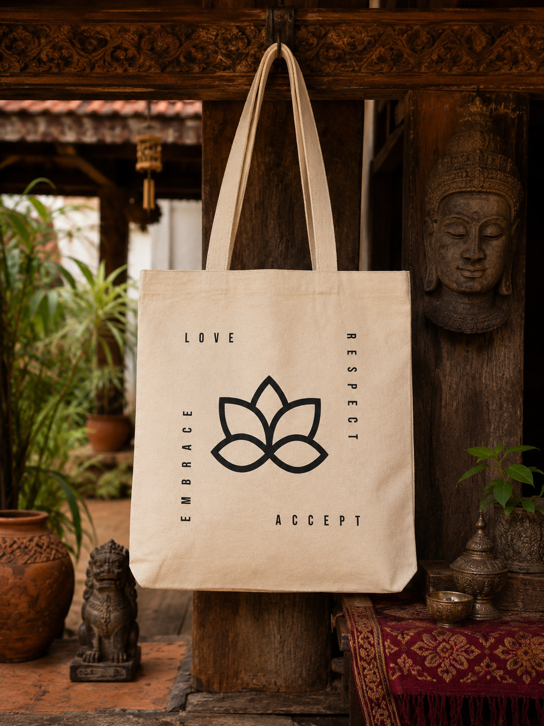 Lotus Tote Bag